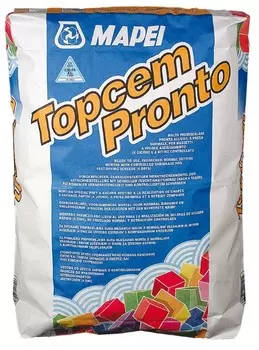 Стяжка пола быстротвердеющая Mapei Topcem Pronto 25 кг