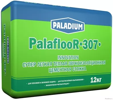 Стяжка пола теплоизоляционная Paladium Palafloor-307, 12 кг