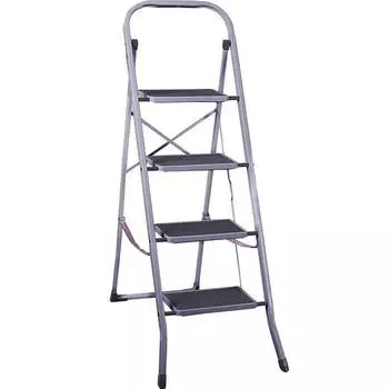 Стремянка алюминиевая односторонняя EuroGold SuperMax 4 ступени