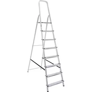 Стремянка алюминиевая односторонняя Новая высота NV 1110 8 ступеней