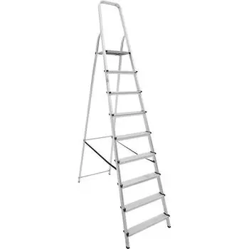 Стремянка алюминиевая односторонняя Новая высота NV 1110 9 ступеней