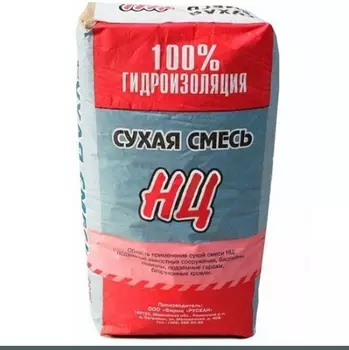 Сухая смесь Русеан НЦ для гидроизоляции 25 кг
