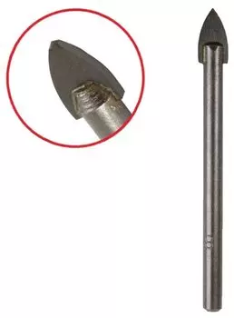 Сверло по кафелю и стеклу Hammer Flex 8 мм