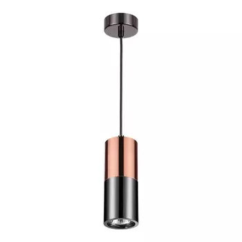Светильник подвесной Odeon Light Duetta 35832/1 черный с медью 50W 220V