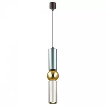 Светильник подвесной Odeon Light Sakra 4071/5L серый/золото GU10 1х50W 220V