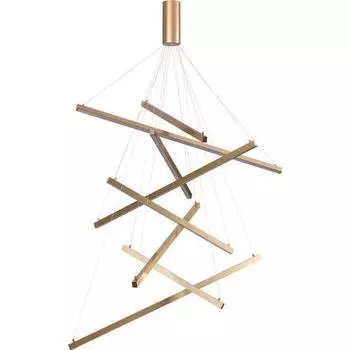 Светильник подвесной светодиодный Odeon Light Cometa 3860/96L золото 96W 220V