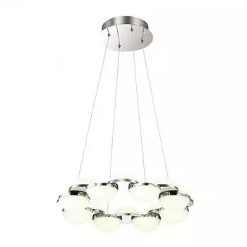 Светильник подвесной светодиодный Odeon Light Conti 4106/64L хром/белый 64W