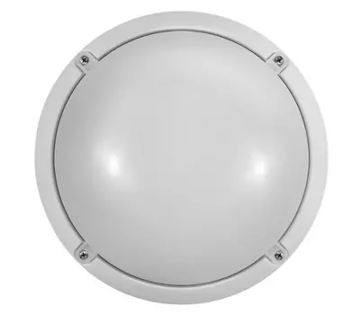 Светильник светодиодный накладной Онлайт OBL-R1-12-4K-WH-IP65-LED-SNRV холодный свет опал IP65 круглый 225х95 мм