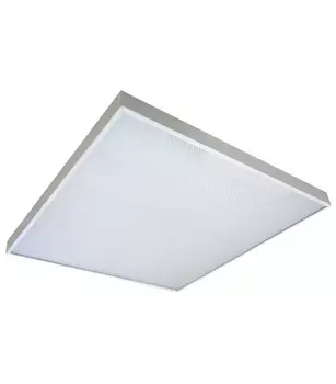 Светильник светодиодный встраиваемый/накладной SVET 596х596х20 мм 4х8 Вт 220 В 6000 К холодный свет матовый квадратный IP40