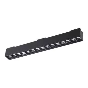 Светильник трековый светодиодный Novotech Kit 358074 черный 20W 12V