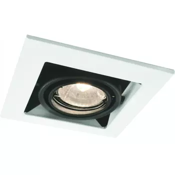 Светильник встраиваемый ARTELAMP GU10 130х130 мм поворотный 50 Вт 220 В квадратный IP20 белый