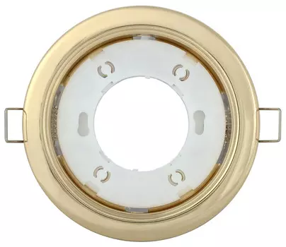 Светильник встраиваемый IEK под лампу GX53 золотой