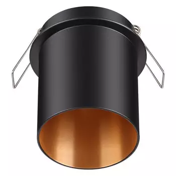 Светильник встраиваемый Novotech Butt 370433 NT19 216 черный 50W 220V