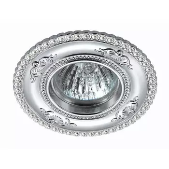 Светильник встраиваемый Novotech Candi 370338 хром IP20 GX5.3 50W 12V