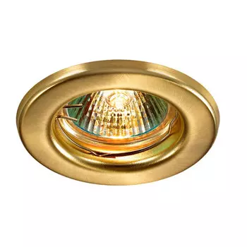 Светильник встраиваемый Novotech Classic 369704 NT12 276 золото GX5.3 50W 12V