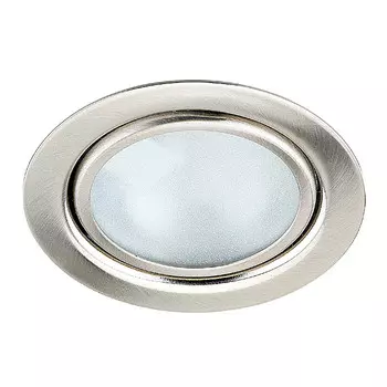 Светильник встраиваемый Novotech Flat 369120 никель/янтарный IP20 G4 20W 12V