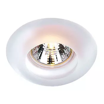 Светильник встраиваемый Novotech Glass 369122 NT09 231 белый GX5.3 50W 12V