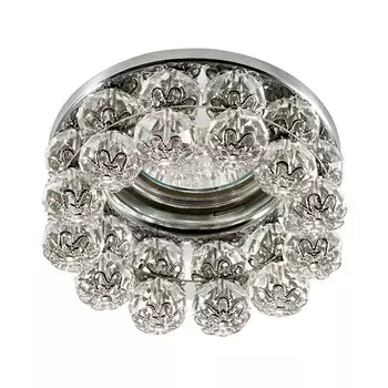 Светильник встраиваемый Novotech Maliny 370227 NT16 176 хром GX5.3 50W 12V