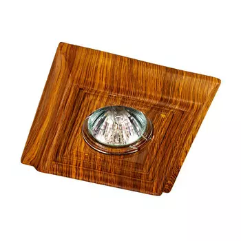 Светильник встраиваемый Novotech Pattern 370090 светлое дерево IP20 GX5.3 50W 12V