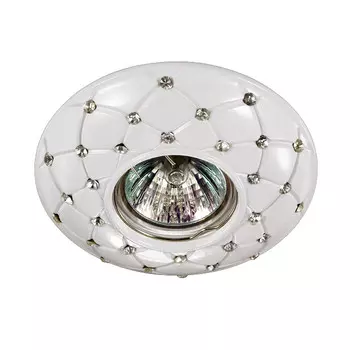 Светильник встраиваемый Novotech Pattern 370129 белый IP20 GX5.3 50W 12V