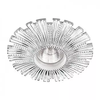 Светильник встраиваемый Novotech Pattern 370324 белый/хром IP20 GX5.3 50W 12V
