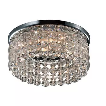 Светильник встраиваемый Novotech Pearl Round 369441 NT09 187 хром/прозрачный GX5.3 50W 12V