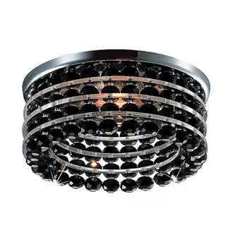 Светильник встраиваемый Novotech Pearl Round 369445 NT09 187 хром/чёрный GX5.3 50W 12V