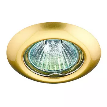 Светильник встраиваемый Novotech Tor 369114 NT09 279 матовая латунь GX5.3 50W 12V