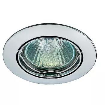 Светильник встраиваемый поворотный Novotech Crown 369101 NT09 266 хром GX5.3 50W 12V