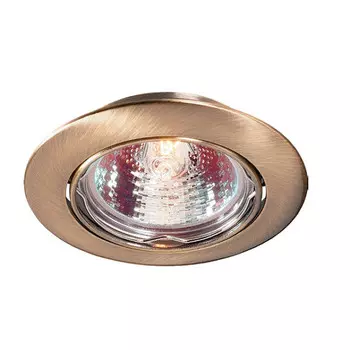 Светильник встраиваемый поворотный Novotech Crown 369429 NT10 266 бронза GX5.3 50W 12V