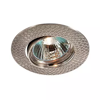 Светильник встраиваемый поворотный Novotech Dino 369626 NT12 280 никель GX5.3 50W 12V