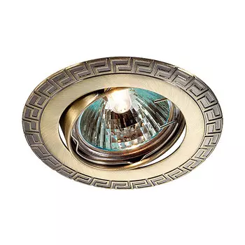 Светильник встраиваемый поворотный Novotech Сoil 369615 NT12 272 бронза GX5.3 50W 12V