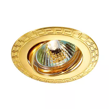 Светильник встраиваемый поворотный Novotech Сoil 369619 NT12 272 золото GX5.3 50W 12V
