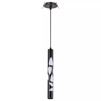Светильник встраиваемый светодиодный Novotech Arte 358134 черный 20W 160-265V