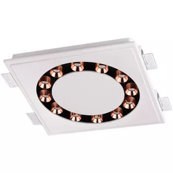 Светильник встраиваемый светодиодный Novotech Caro 357933 белый/черный/медь 48W 220-240V