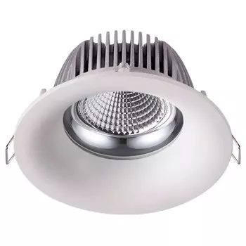 Светильник встраиваемый светодиодный Novotech Glok 358025 белый 20W 220V