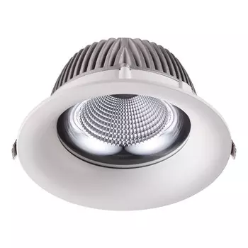 Светильник встраиваемый светодиодный Novotech Glok 358026 белый 30W 220V