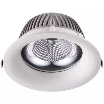 Светильник встраиваемый светодиодный Novotech Glok 358027 белый 50W 220V