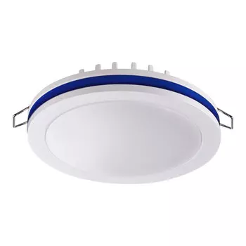 Светильник встраиваемый светодиодный Novotech Klar 357964 белый/синий 18W 200-260V