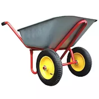 Тачка садовая двухколёсная Hoger D360 мм 80 л