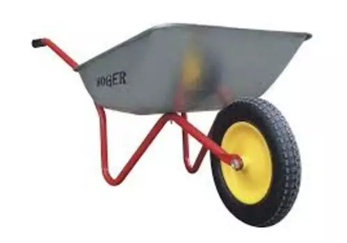 Тачка строительная одноколёсная Hoger D400 110 л