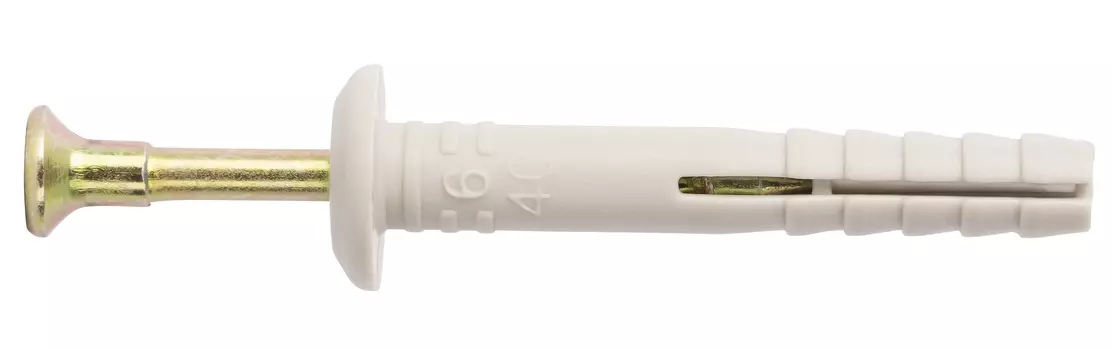 Tech-Krep SM-G, 6х80 мм (100 шт), дюбель-гвоздь с грибовидным бортиком