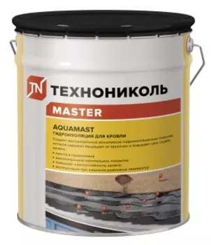 ТехноНиколь AquaMast 18 кг, Мастика битумно-резиновая для кровли