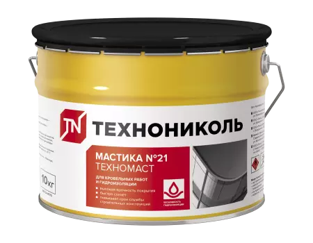 ТехноНиколь Техномаст №21, 10 кг, Мастика битумная
