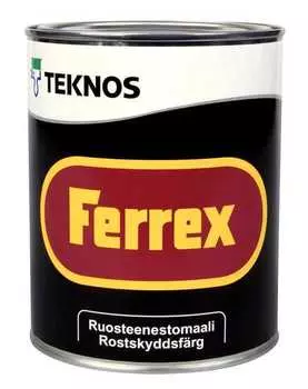 Teknos Ferrex, 1 л, Краска по металлу антикоррозийная масляно-алкидная