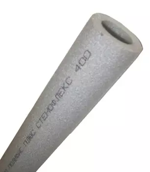 Теплоизоляция для труб Стенофлекс серая 2000х64х13 мм