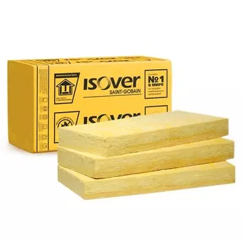 Теплоизоляция Isover Штукатурный фасад 1200х600х150 мм на основе кварца 2 плиты