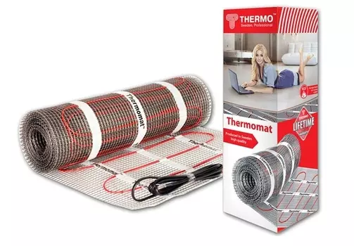 Теплый пол нагревательный мат Thermo Thermomat 1.5 м2 130 190 Вт