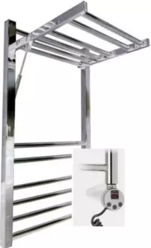 Terminus Валенсия П13, 450х860 мм, Полотенцесушитель водяной с поднимающейся полкой