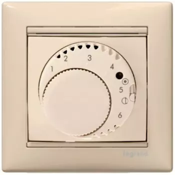 Термостат для теплого пола LeGrand Valena 774191 с датчиком температуры на кабеле 4 м бежевый